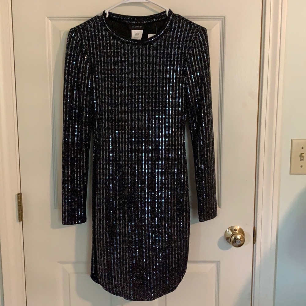 Little black sparkly dress